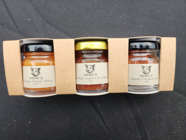 Sauce Sample Pack - Heritage Ketchup, Banana Bonnie Blaze and Zesty Granny