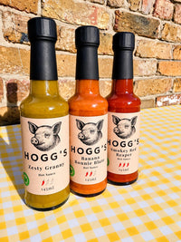 HOGG'S Hot Sauce Trio | 3-Bottle Craft Gift Box